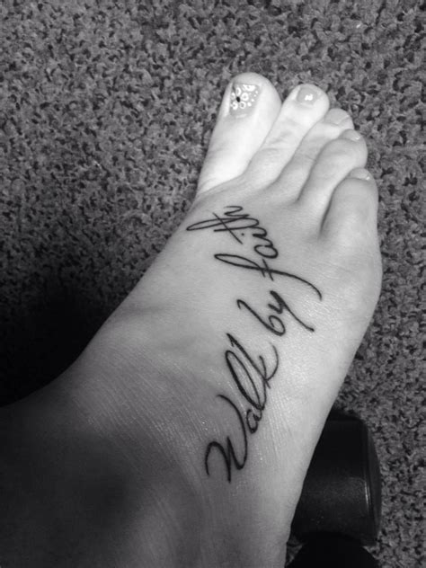 meaningful foot tattoos #Foottattoos | Foot tattoos, Faith foot tattoos, Foot tattoos for women