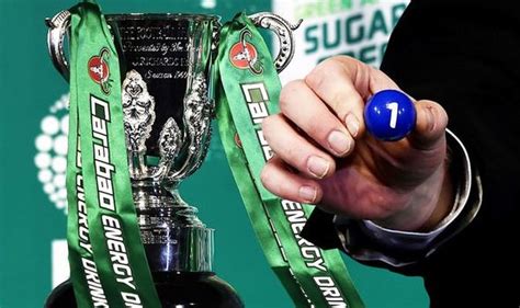 Hurricane swirls around wembley final. Carabao Cup quarter-final draw: Everton face Man Utd as ...