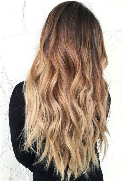 Side view of long straight ombre hair. Best Ombre Hairstyles - Blonde, Red, Black and Brown Hair ...