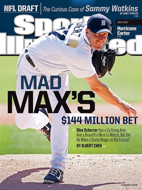 Max scherzer would perform well in the playoffs even. Detroit ace Max Scherzer is the cover star for the April ...