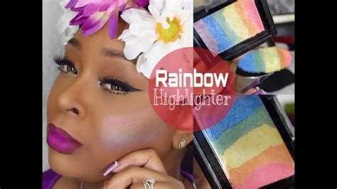 Maybe you would like to learn more about one of these? TESTING! RAINBOW HIGHLIGHTER ON DARK SKIN! DIY! - YouTube