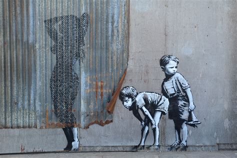 Whether plastering cities with his trademark parachuting rat, painting imagined openings i… Il paradosso di Banksy: a Milano la mostra non ufficiale ...