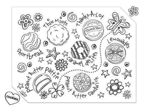 You can use our amazing online tool to color and edit the following cookie cookie coloring pages. Girl scout cookies coloring pages - timeless-miracle.com