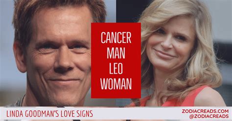 When the leo man is down a cancer woman will use her ways of stress relief to comfort him. Cancer Man and Leo Woman Love Compatibility - Linda Goodman