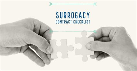 Hello everyone!you are considering surrogacy, but have no idea how it is legally regulated?you are worried that the surrogate mother will keep your baby?you. Surrogacy Contract Checklist Archives - Our Misconception- A blog on Infertility, Surrogacy and ...