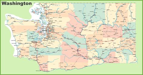 Navigate washington cities map, satellite images of the washington, washington largest cities maps, political map of washington, road on washington map, you can view all states, regions, cities, towns, districts, avenues, streets and popular centers' satellite, sketch and terrain maps. Road map of Washington with cities