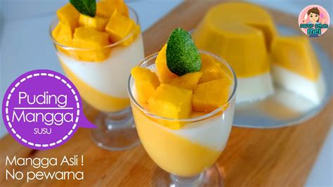 3.921 resep puding mangga ala rumahan yang mudah dan enak dari komunitas memasak terbesar dunia! Resep Dan Cara Membuat Puding Mangga Susu - YouTube