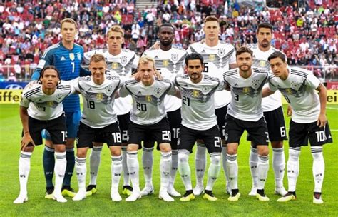 Die deutsche startaufstellung beim testspiel gegen österreich in klagenfurt am 2.juni 2018. Deutsche Fußball Nationalmannschaft 2018 - Nationalspieler ...