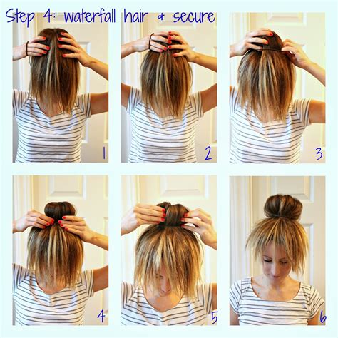 How do i make a bun with short hair? Moda & the Mar: Big Bun Tutorial