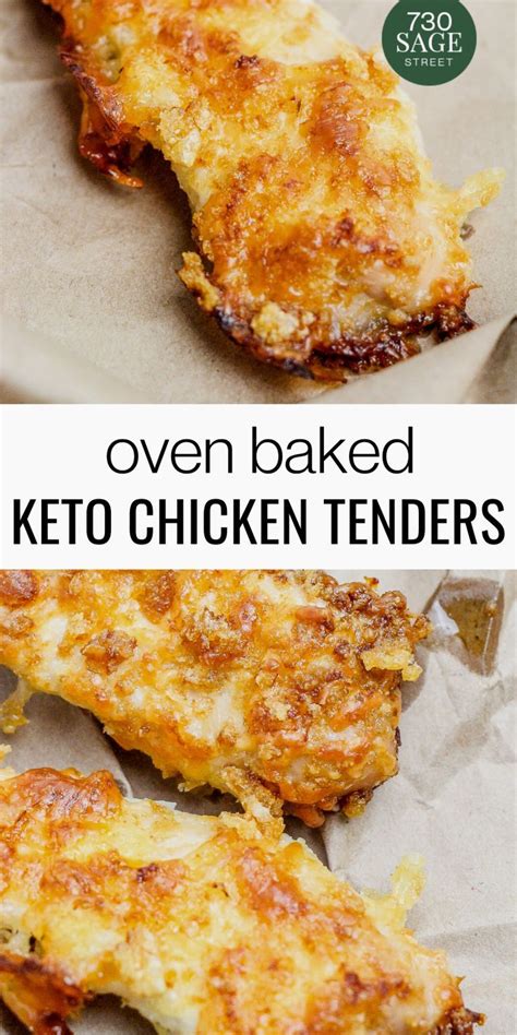 Maybe you would like to learn more about one of these? Oven Baked Keto Chicken Tenders in 2020 | Healthy snacks ...