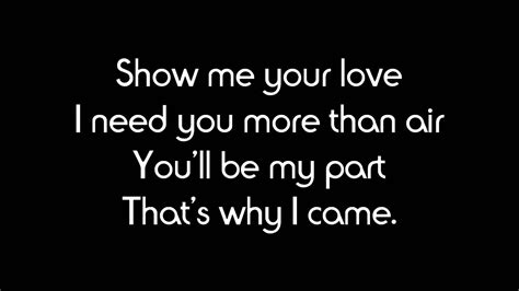 So many words for the broken heart f#m d e it's hard to see in a crimson love e d so hard to breathe c#sus4 c# walk with me, and maybe. Tina Karol - Show Me Your Love lyrics - YouTube