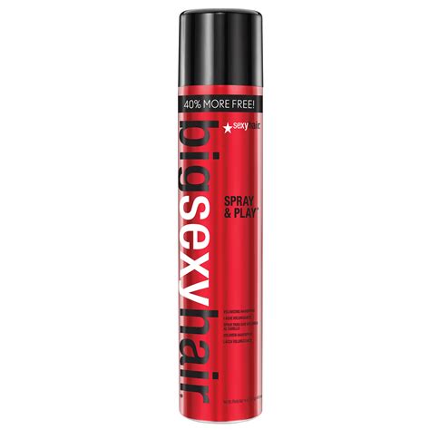 Formulated for fine, medium and coarse hair types. Big Sexy Hair - Spray & Play Volumizing Hairspray Bonus ...