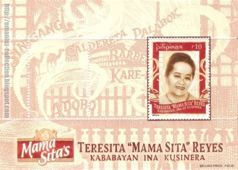 Join facebook to connect with mamasita teresita reyes and others you may know. Stamp | Philippines | Teresita "Mama Sita" Reyes | Emaniuz ...