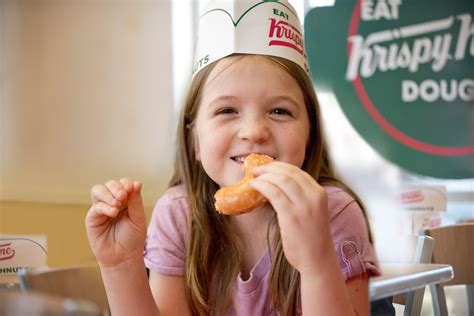 Get a free doughnut with the mobile app. Work For Krispy Kreme!