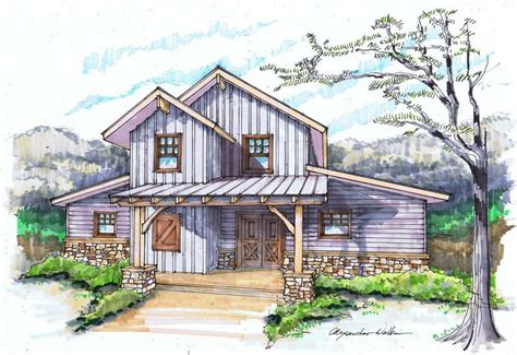 Rocky Gap Cabin | Cabin, Timber frame cabin, Barn plans