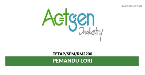 Swasta tarikh tutup permohonan adalah pada 03 julai 2016 sumber iklan jawatan kosong pelabuhan tanjung pelepas, johor johor bahru. Jawatan Kosong Terkini Actgen Industry ~ Pemandu Lori ...