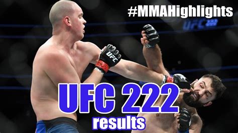 Lewis results that took place february 20, 2021 in las vegas, nevada, united. UFC 222 : UFC Latest Fight Result : MMA Latest (March 2018 ...