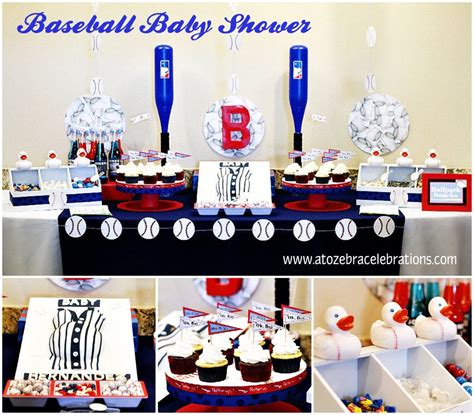 Top baseball baby shower decorations results | result id: Baseball Baby Shower-http://atozebracelebrations.com/2013 ...
