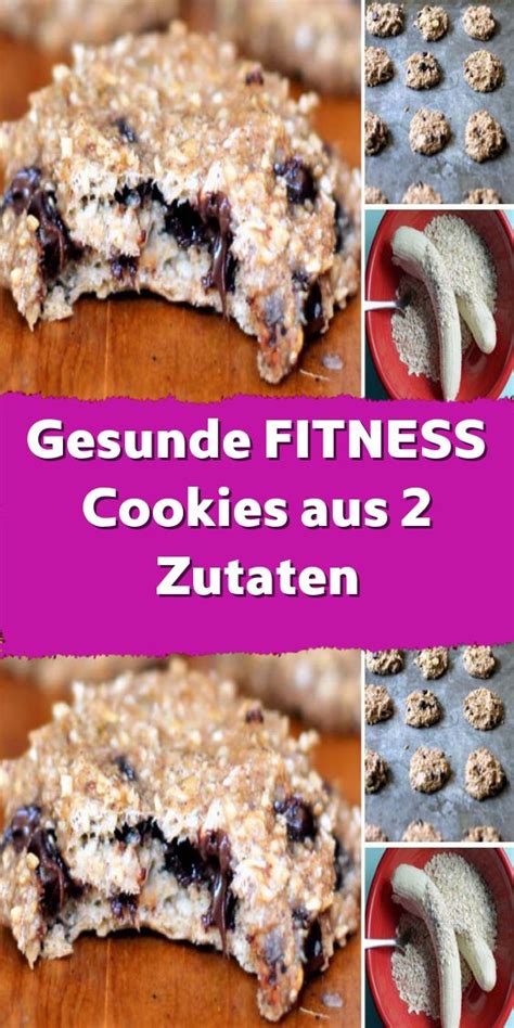 Schon seit längerem geistert der 'nutella kuchen' mit nur zwei zutaten durchs web. Gesunde FITNESS Cookies aus 2 Zutaten | Kuchen und torten ...