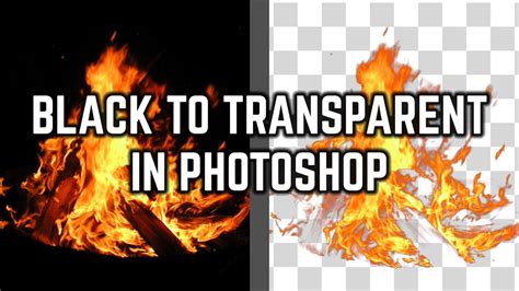 Convert pdf to png format using this free online tool. How To Change Black To Transparent PNG In Photoshop - YouTube