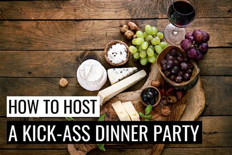 Dinner in with friends is always a great time to catch up and chat the night away. How to Host a Kick-Ass Dinner Party