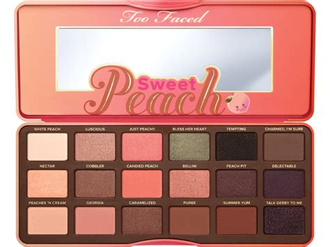 Sweet Peach Eyeshadow Palette | Peach eyeshadow, Eyeshadow palette too faced, Sweet peach palette