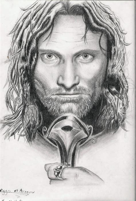 Whether you're a beginner looking for a pencil kit or a more experienced artist looking for charcoal pencils, we've got you covered. Aragorn(Viggo Mortensen): Pencil Drawing Portrait in H, HB ...