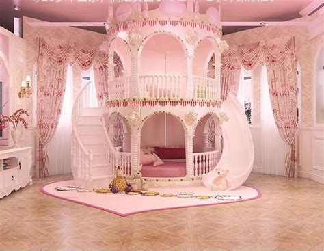 Bedroom sets for girls cool bunk beds kids loft boy house of bedrooms ideas teenage cute dream full emoji princess teen apppie org. Bedroom Princess Girl Slide Children Bed , Lovely Single ...