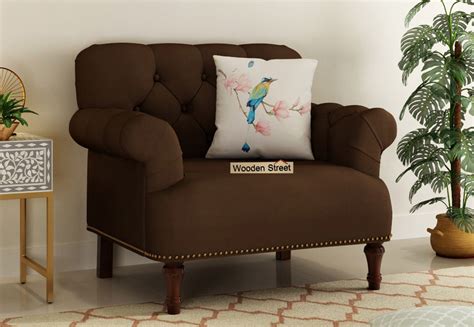 Sofas offer an ideal way to add comfortable seating to your living room. Buy Parker 1 Seater Sofa (Fabric, Classic Brown) Online in ...