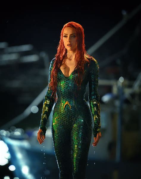 She's put on some pounds and is in terrible shape. Amber Heard - Aquaman Movie Photos (2018) • CelebMafia