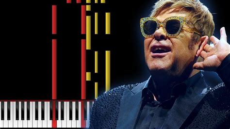 Printable pop pdf score is easy to learn to play. Elton John - Rocket Man - Piano Tutorial & Sheet Music - YouTube