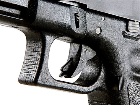 The metal slide is visually impressive and gives the gun its remarkable weight. Glock 17 3rd Gen Blowback BB Pistol | ReplicaAirguns.us