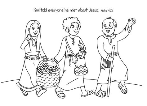 They meet and convert a woman troas: Paul's Journey Coloring Page Free Download | Free bible ...