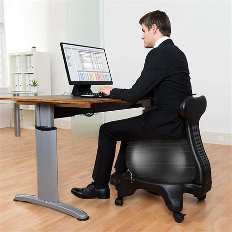 It's not just to sit on at my pc table but can. Best Balance Ball Chairs for Home, Office, Yoga, Stability ...