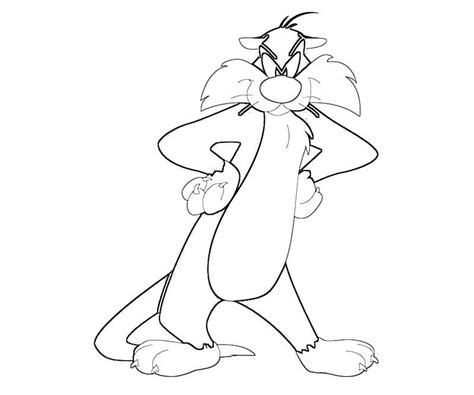 50k.) this baby looney tunes character baby sylvester coloring pages for individual and noncommercial use only, the copyright belongs to their respective creatures or owners. Sylvester Coloring Pages - Coloring Home