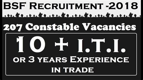 Not all jobs fit into a category; BSF Recruitment 2018 Apply for 207 Job Vacancies - YouTube