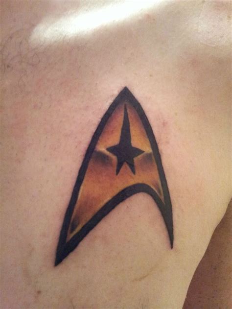 Star trek tattoos that you can filter by style, body part and size, and order by date or score. Pin em Tattoos