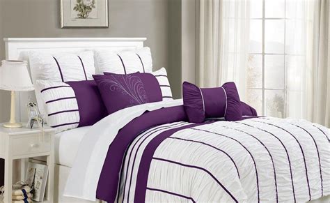 Our entire collection of purple comforters and comforter sets offer options in a wide variety of weights, fillings, brands and more. Purple And White Comforter Set | Twin Bedding Sets 2020