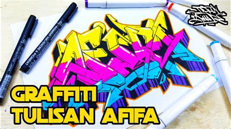 Sejak memulai produksinya pada tahun 1980, perusahaan telah mengembangkan kapasitas terpasang dari 15.000. Graffiti di kertas nama AFIFA - YouTube