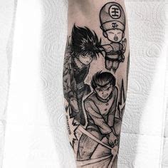 Teenage delinquent urameshi yusuke surprised the underworld when, in an uncharacteristic act of altruism, he was killed saving a boy from a speeding car. Image result for urameshi yusuke tattoo | Anime tattoos ...