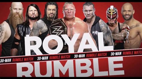 The main card starts at 7 pm est, with the kickoff. WWE Royal Rumble 2020 Full Official Match Card - YouTube