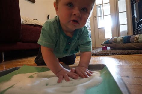 Between seven months and a year your baby should move on to pulling himself up. Developmental Activities For 7 Month Old Babies: Sugar Art ...