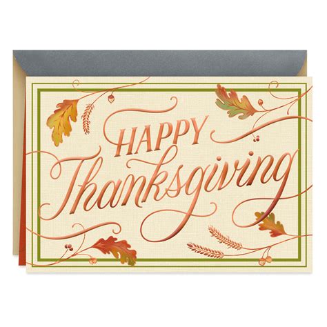 Check spelling or type a new query. A Day of Happy Thanksgiving Card - Greeting Cards - Hallmark