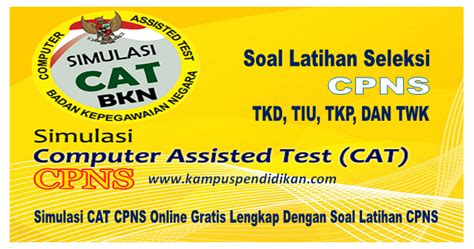 Latihan simulasi online ini gratis untuk umum. Simulasi CAT CPNS Online Gratis Lengkap Dengan Soal ...