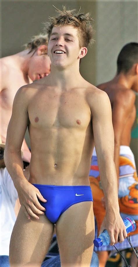 Fun on a last minute camping trip. Cute Boys In Speedos — sfswimfan: That's about the same ...