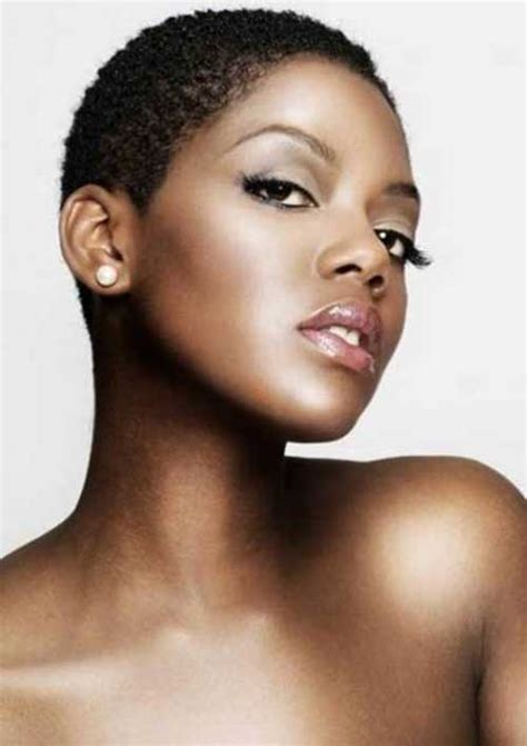 30 natural short hairstyles black hair with images 2019. Short Hairstyles For Black Women With Round Faces | Short ...
