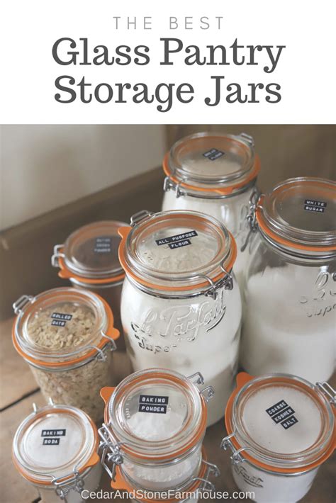 Looking for the best pantry storage container? The Best Glass Pantry Storage Jars | Glass pantry, Jar ...