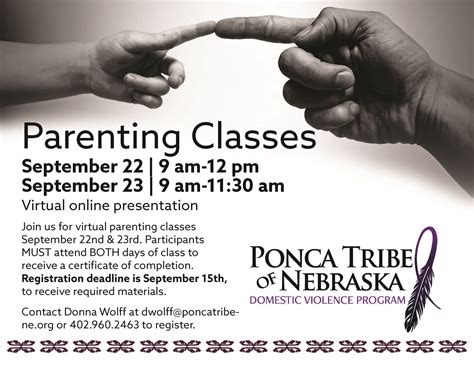 Parenting Classes - Ponca Tribe of Nebraska