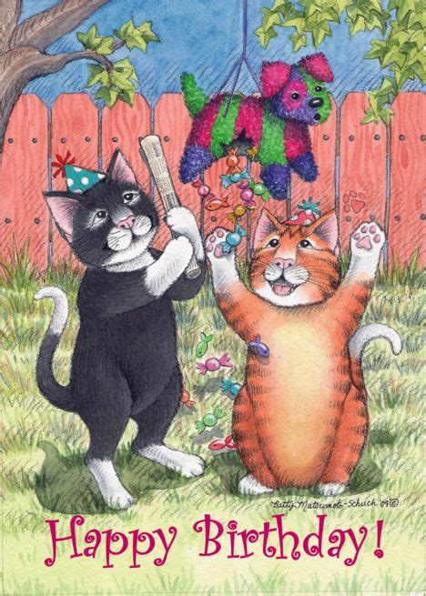 People interested in kevin minion pinata also searched for. Cats & Happy Birthday Pinata (Bud & Tony) card #Ad , #AD, #Birthday, #Happy, #Cats, #Pinata ...