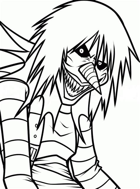 Feel free to print and color from the best 40+ jeff the killer coloring pages at getcolorings.com. Laughing Jack Coloring Page - Free Printable Coloring ...